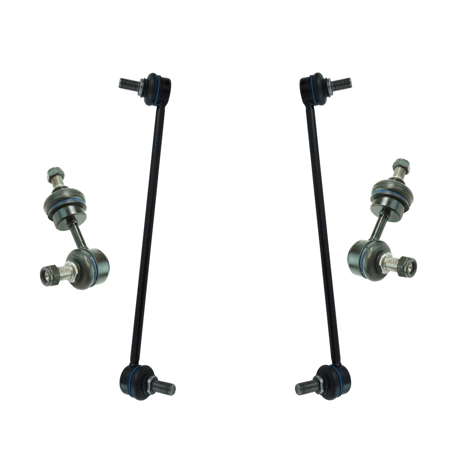 Trq Driver & Passenger Side Sway Bar Stabilizer Link Set Compatible With 2011-2014 Hyundai Sonata
