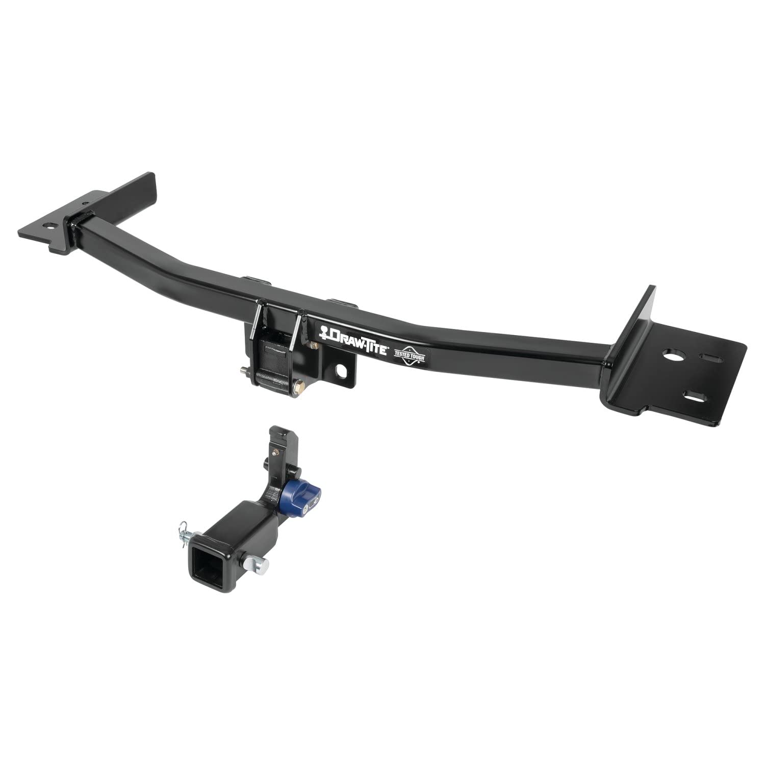 Draw-Tite 76910 Hidden Hitch Completely Hidden Trailer Hitch 2 In. Removable Receiver, Black, Compatable With 2020-2022 Ford Exp