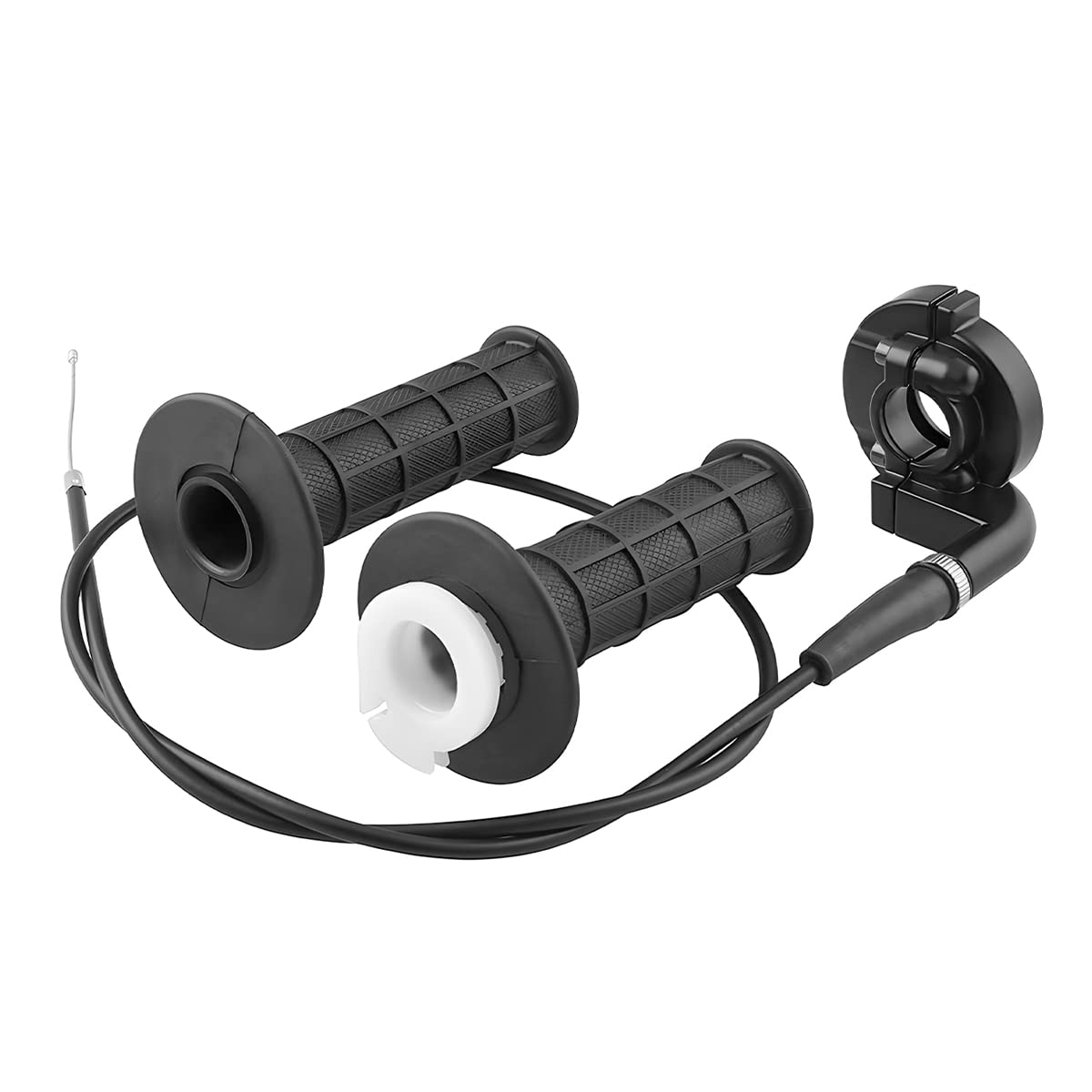 Throttle Handle Grip Cable, 47Inches Fuel Seat Handle Throttle Cable Throttle Housing Clamp for 50-250CC Motocross ATV Accessori