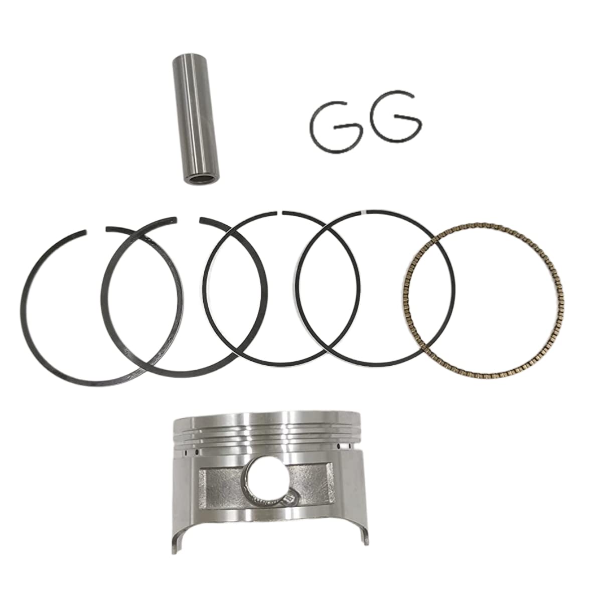 Gx100 Piston Ring Kit 56Mm For Honda Eu2000I Eb2000 13101-Z0D-000 13010-Z0D-003 Lawn Mower Trimmer Engine