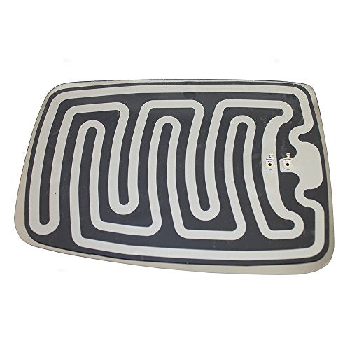 Brock Replacement Passenger Side Mirror Glass With Heat Without Auto Dim Or Towing Package Compatible With 2009 1500, 2010-2018