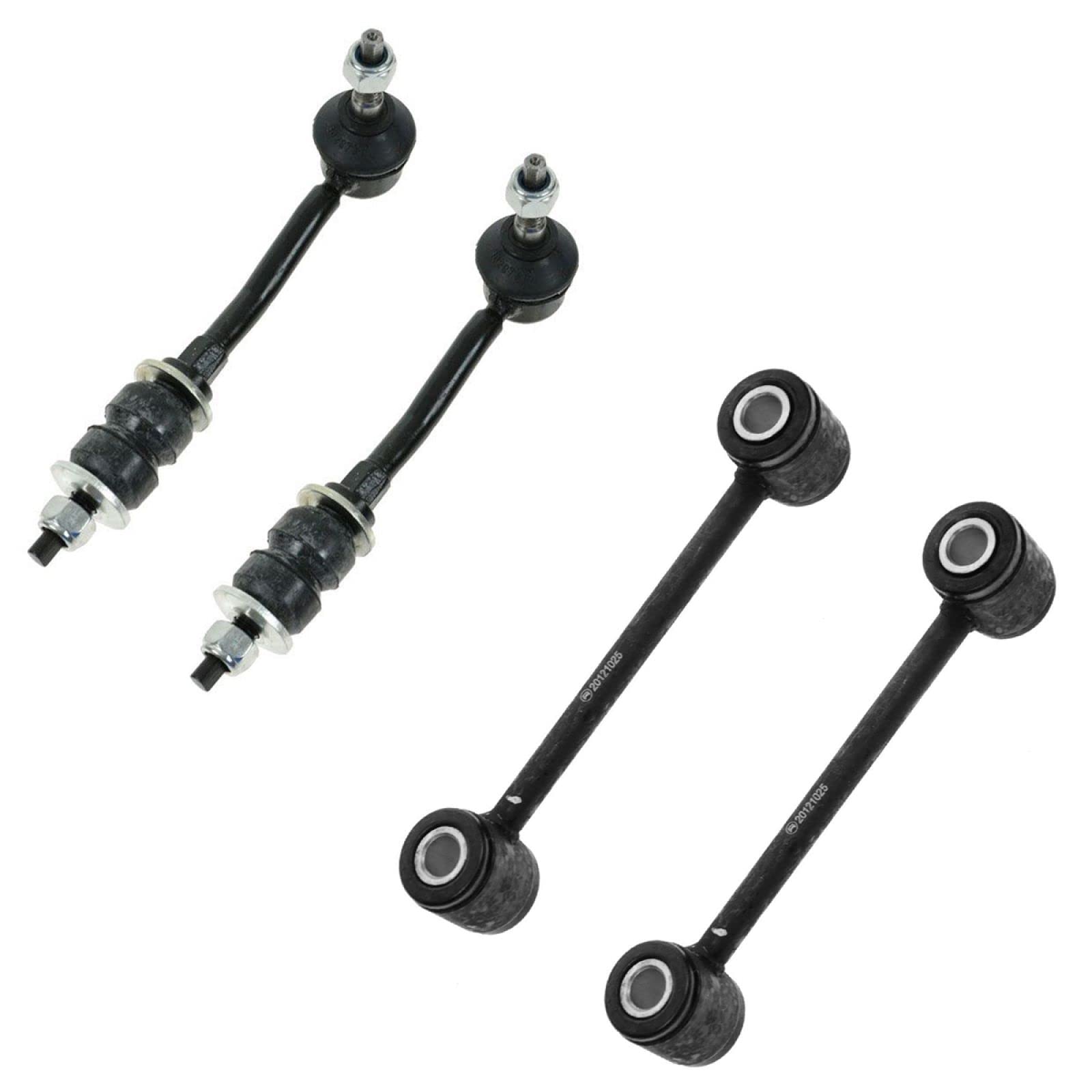 Trq Front & Rear Sway Bar Stabilizer Link Set Compatible With 1997-2004 Dodge Dakota