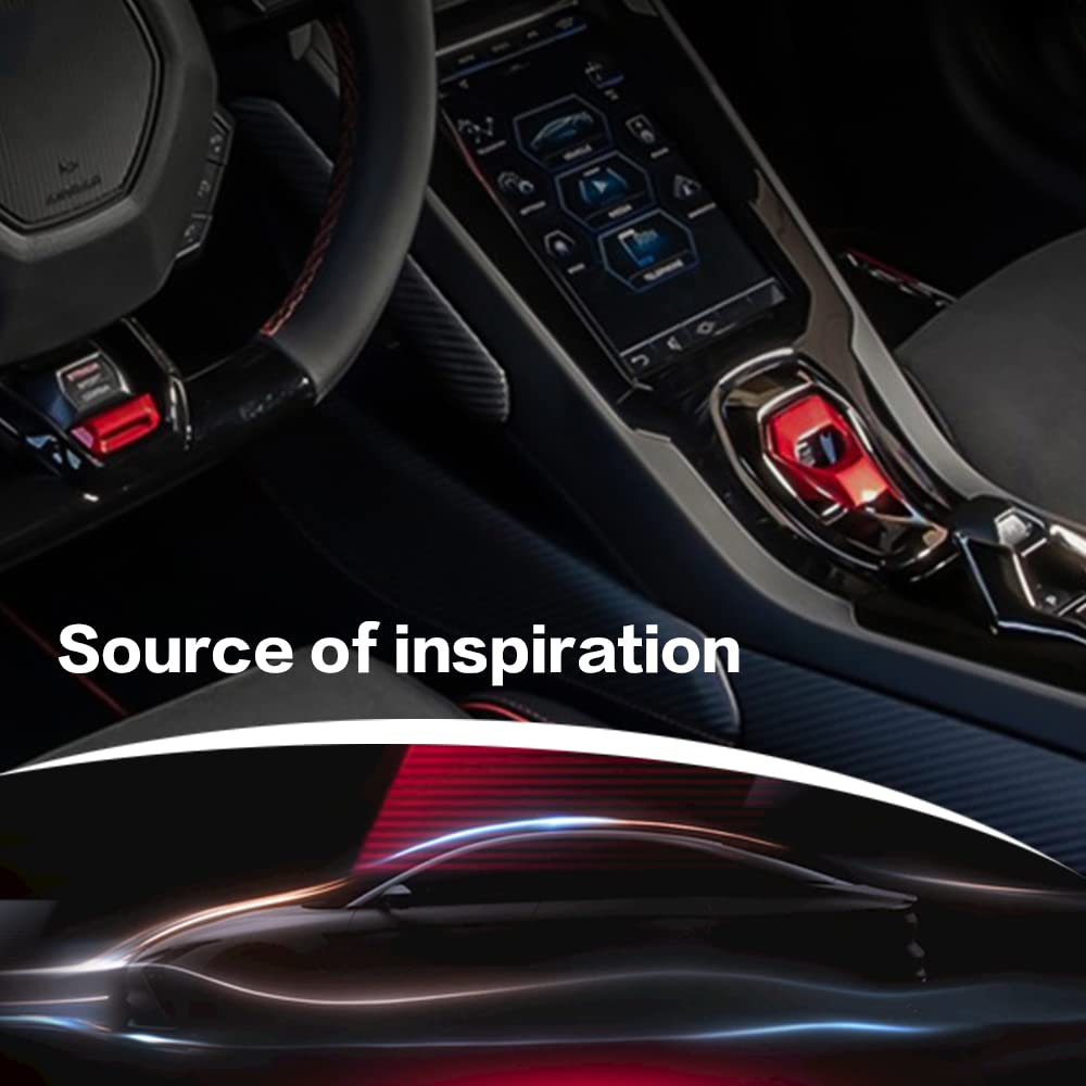 Vargtr Universal Engine Start/Stop Button Cover,Aluminum Alloy Car Power Control Trim,Push To Start Button Cover Key Protective Cover For Civic Crv Xrv Challenger Charger Chr (Carbon Fiber)