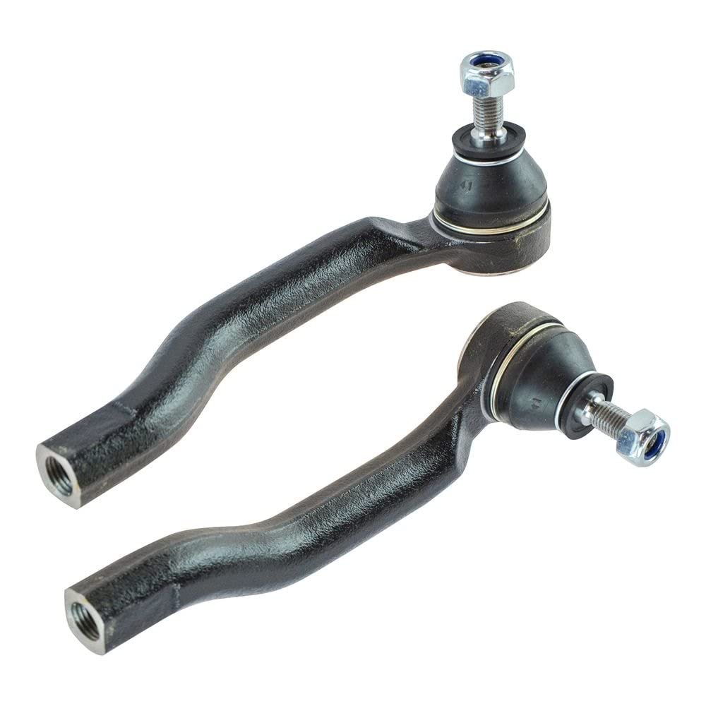 Trq Front Outer Tie Rod Set Compatible With 2008-2013 Nissan Rogue 2014-2015 Rogue Select