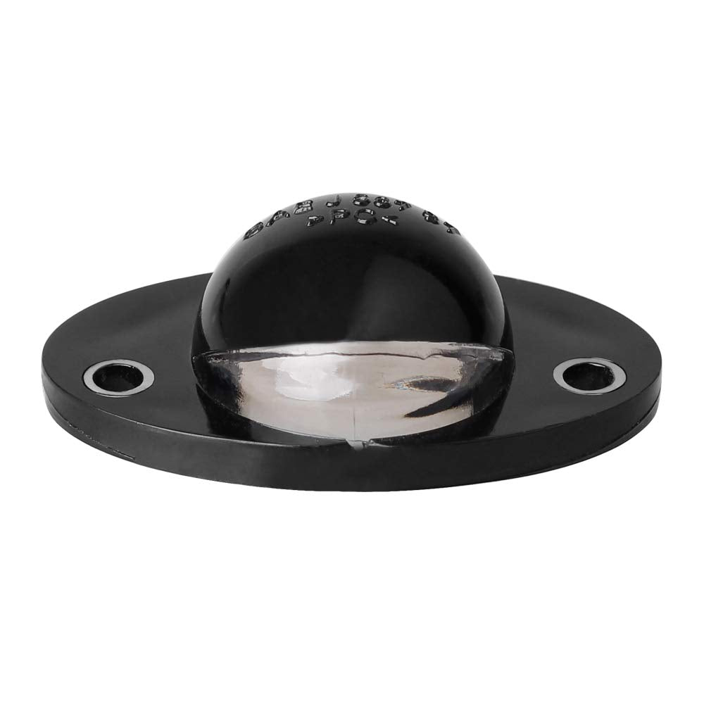 Hercoo License Plate Lights Lamp Lens Left Right Hand Black Housing Compatible With 1994-2002 Dodge Ram 1500 2500 3500 Pickup Tr