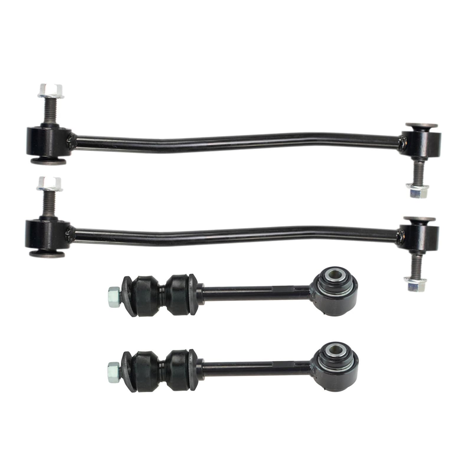Trq Sway Bar Stabilizer Link Set Front & Rear Compatible With 05-07 F-250 Super Duty F-350 Super Duty