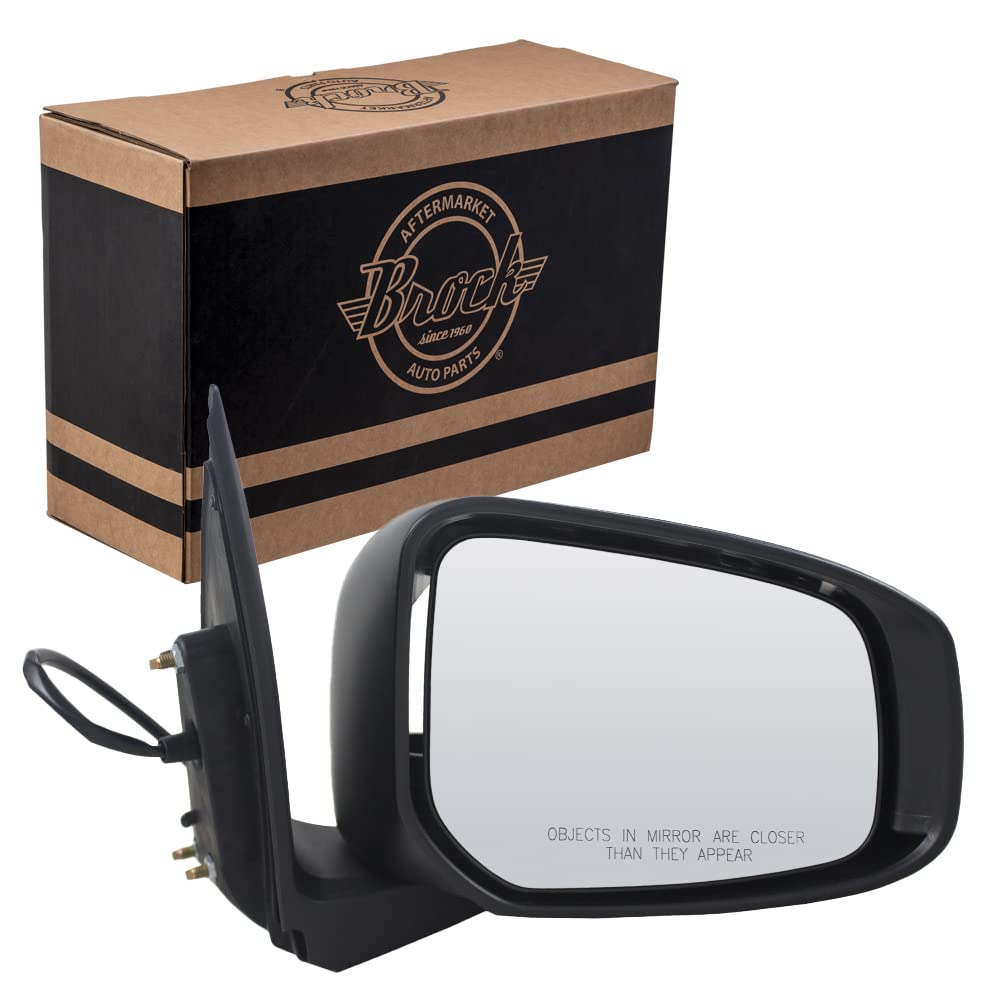 Brock Replacement Passengers Power Side View Mirror Compatible With 14-17 Mirage 7632B168Xa 7632B280