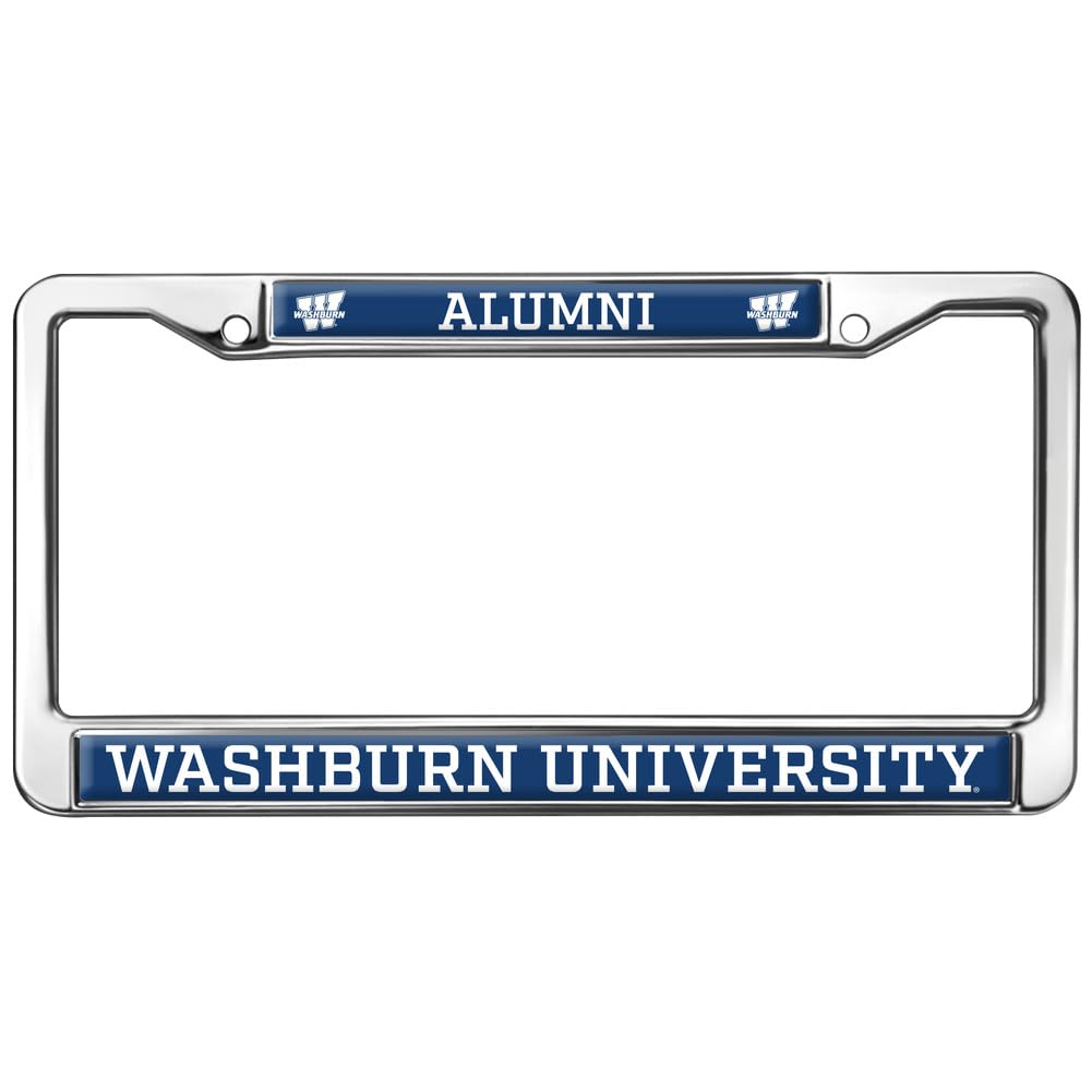 Washburn University Alumni Full Size Standard License Plate Metal Frame