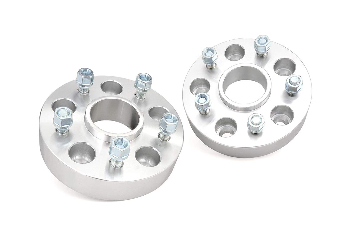 Rough Country 2 Aluminum Wheel Spacers for Ram 1500 4WD (2012-2018 & Classic) - Fits 5x5.5 Bolt Pattern, Pair