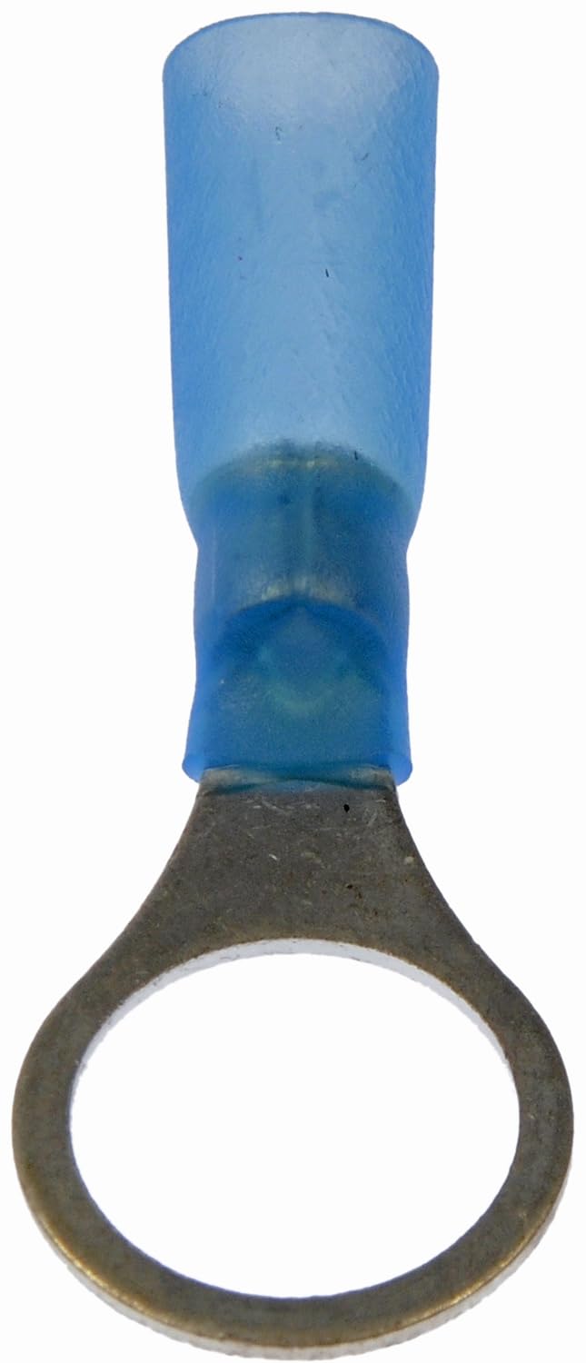 Dorman 85218 16-14 Gauge Ring Waterproof Terminal, 3/8 In., Blue, 10 Pack Universal Fit