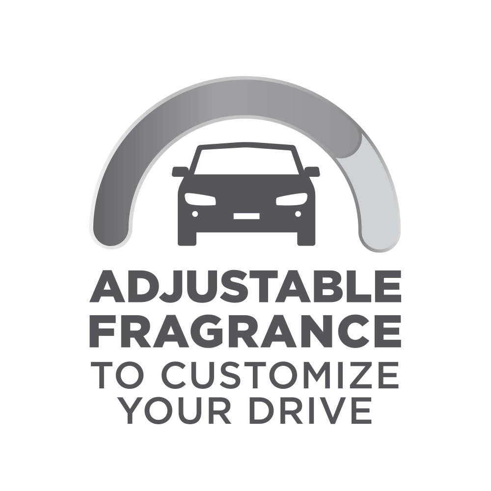 Glade PlugIns Car Air Freshener Starter Kit - New Car Feel, 0.11 Fl Oz, Black, Model 690764