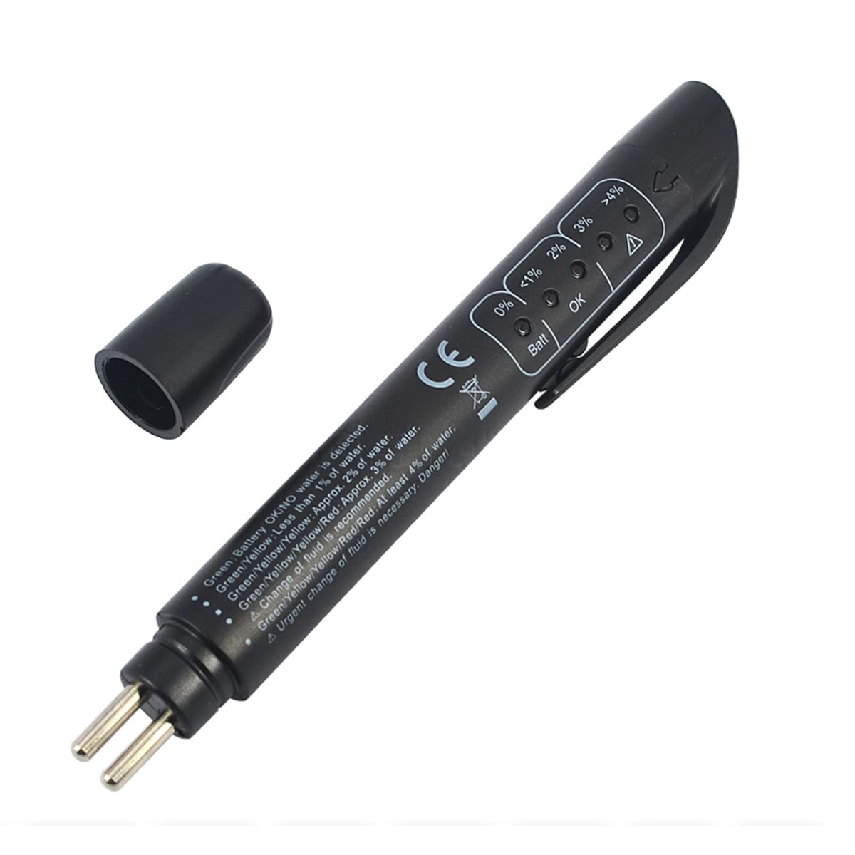 Brake Fluid Liquid Tester Pen,1Pc Dot 3 Dot 4 Dot 5.1 Brake Fluid Liquid Tester Pen, Car Diagnostic Testing Tool With 5 Led Indi