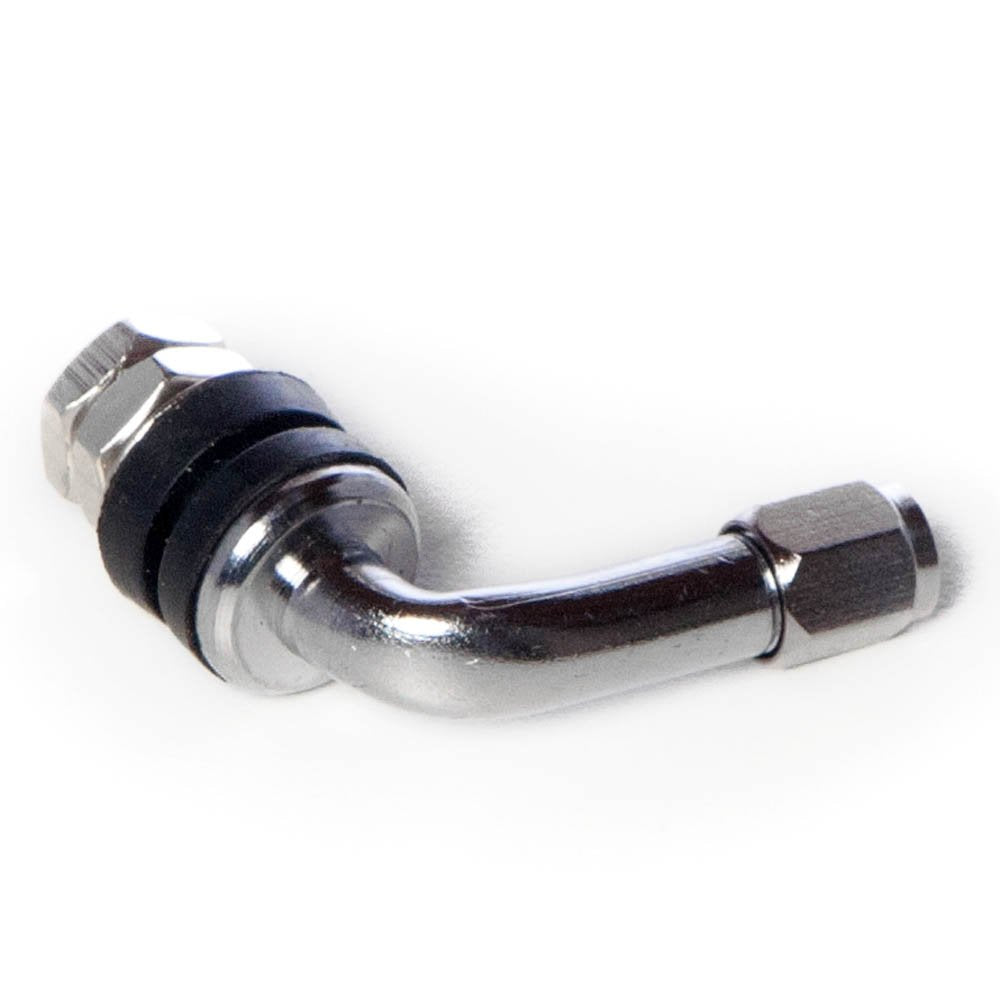 Circuit Performance Vs90 Chrome Bent 90 Degree Angled Bolt-In Valve Stems (Set Of 4)