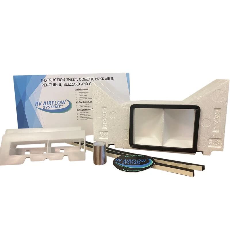 Rv Airflow Systems For Ge Roof Top Mounted Air Conditioner: Increase The Volume Of Air From Your Ac Into Your Hot Rv, Making You Colder Faster– Vent Filter Accessory Replacement Unit