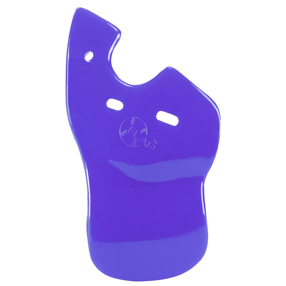 Markwort C-Flap Batter'S Cheek & Jaw Protector, Purple, Left Handed Batter, Lhb-P