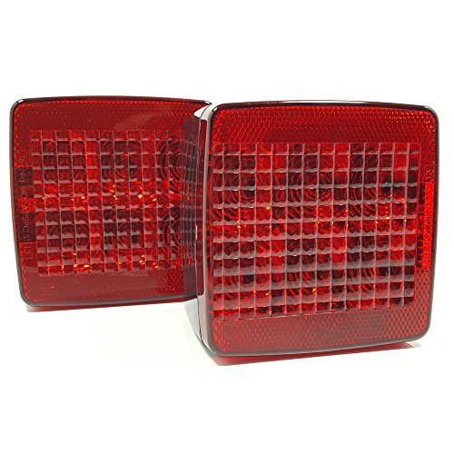 LED Submersible Trailer Tail Lights, Under 80 Combo Stop, Turn and Tail Functions with License Plate (Made in the USA)