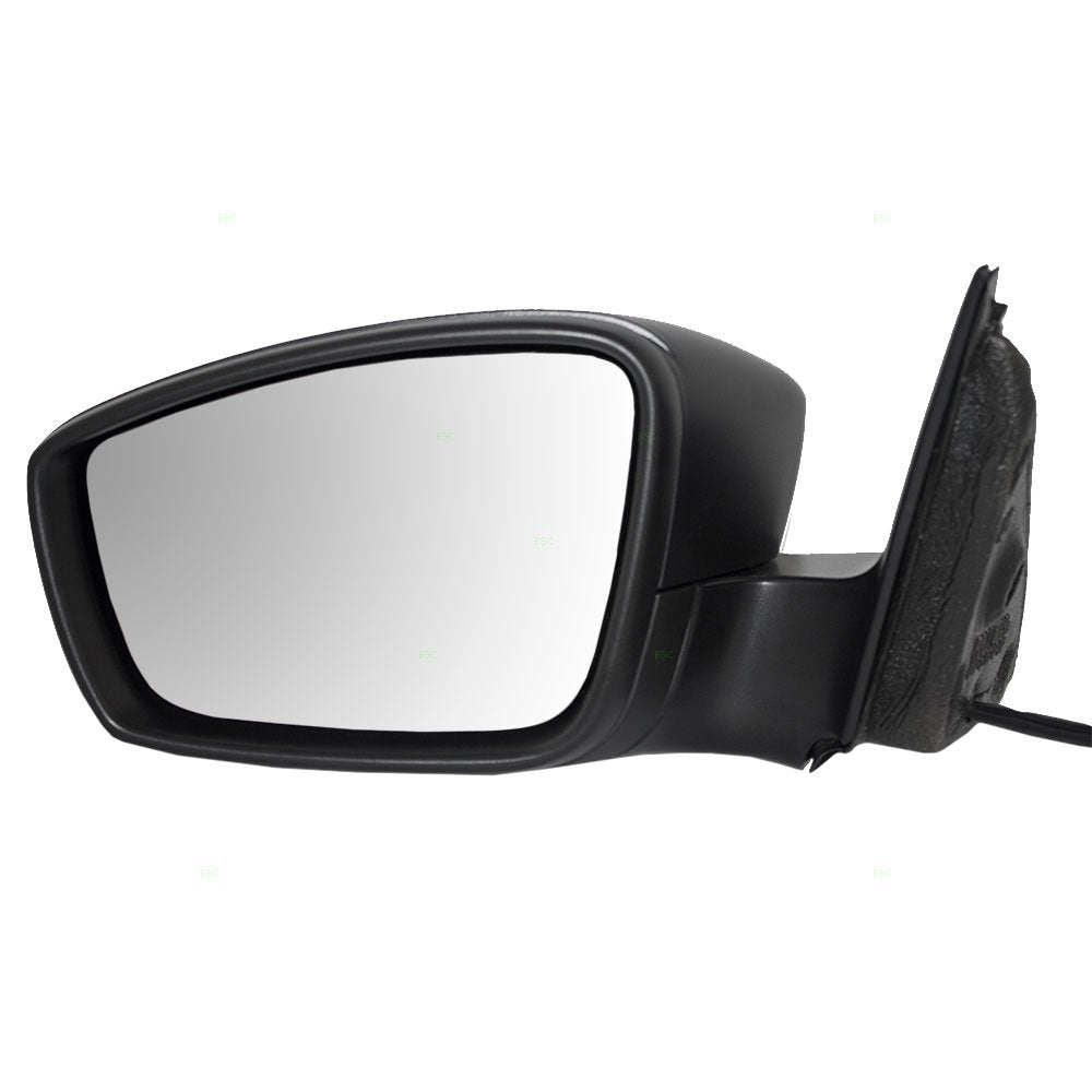 Brock Replacement Driver Side Textured Black Manual Remote Mirror Comaptible With 2011-2016 A6 Sedan 2013-2016 A6 Hybrid 5C78575