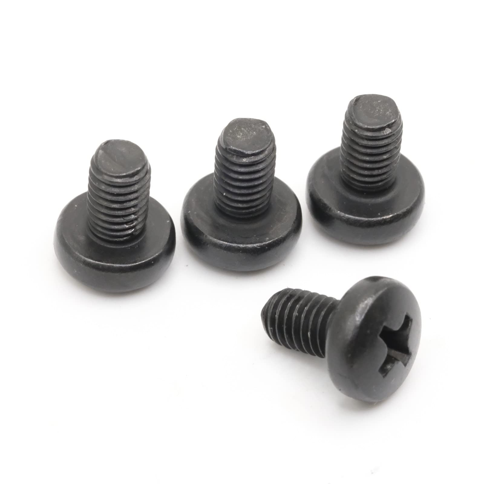 ReplacementScrews Rear License Plate Screws - Stainless Steel, Black Oxide, M5-0.8 x 8mm, Pack of 4, Compatible with BMW