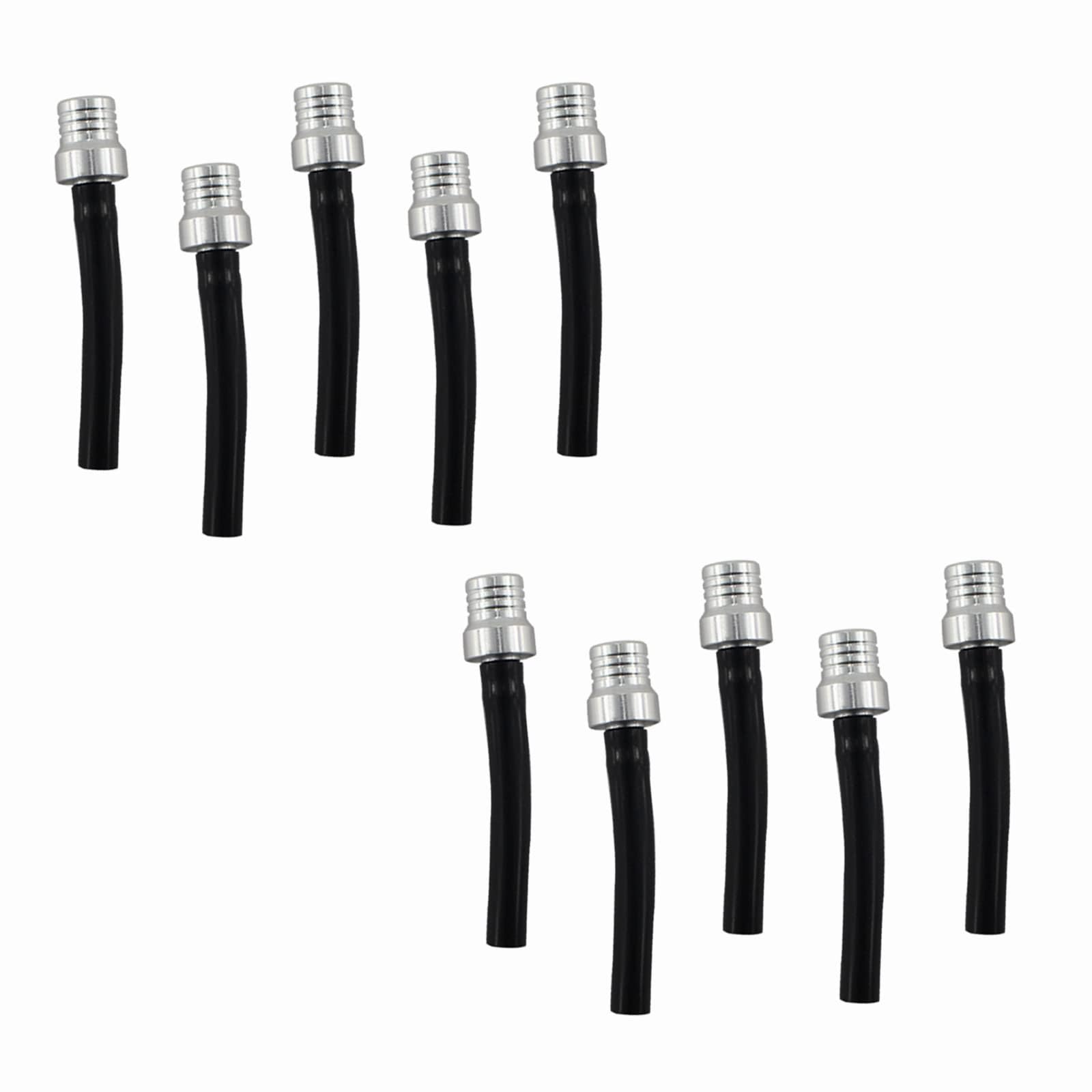 Pro Bat 10 Pack One Way Atv Dirt Bike Fuel Tank Cap Gas Cap Tube Vent Breather For Pw50 Pw80 Tw200 Crf Xr Cr Dirt Bike All Quads