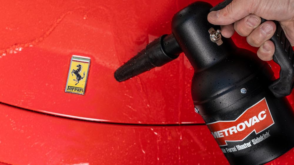 Metrovac Sk-1Cd Air Force Sidekick Blower System - Heavy Duty Car & Motorcycle Vacuum Cleaner, Dryer - Powerful Compact Air Dust