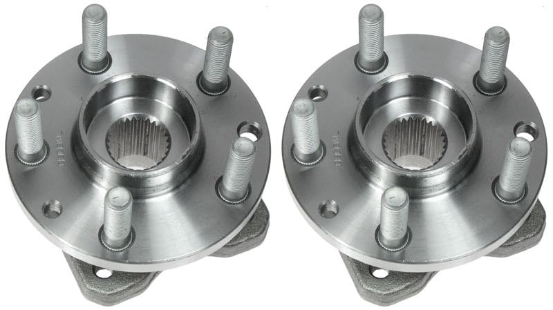 Trq Front Wheel Hub Bearings Assembly Set Driver & Passenger Side Compatible With 2000 Chrysler Grand Voyager 1996-2000 Town & C