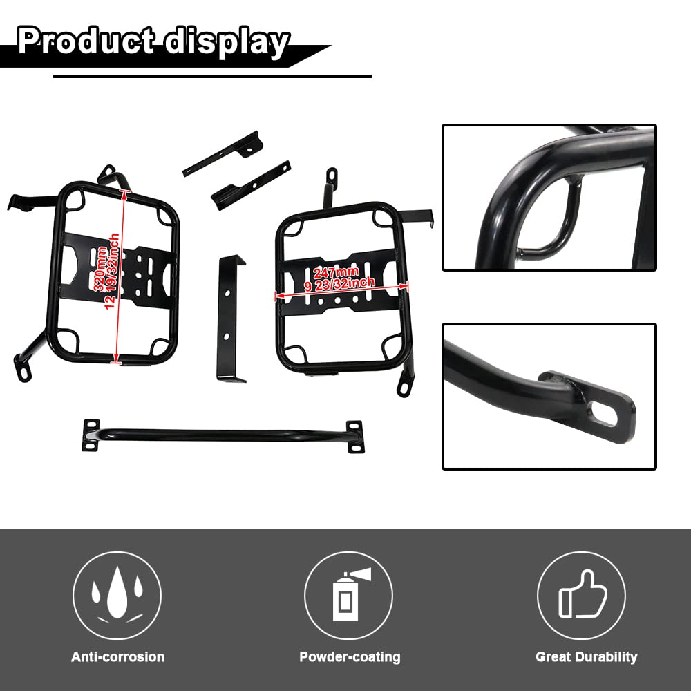 Xitomer Pannier Racks, Fit For Africa Twin Crf1000L 2018 2019, Motorcycle Saddlebag Support Racks, Motorcycle Side Carrier