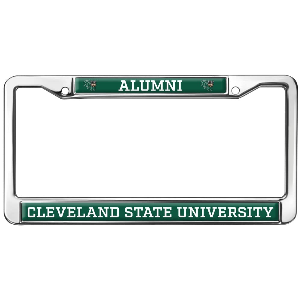 Cleveland State University Alumni Logo Full Size Standard License Plate Metal Frame