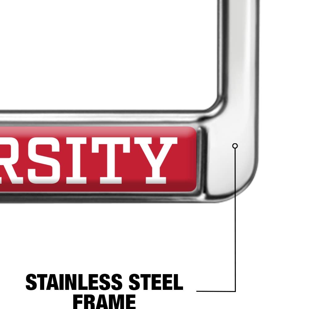 Ball State University Alumni Logo Full Size Standard License Plate Metal Frame