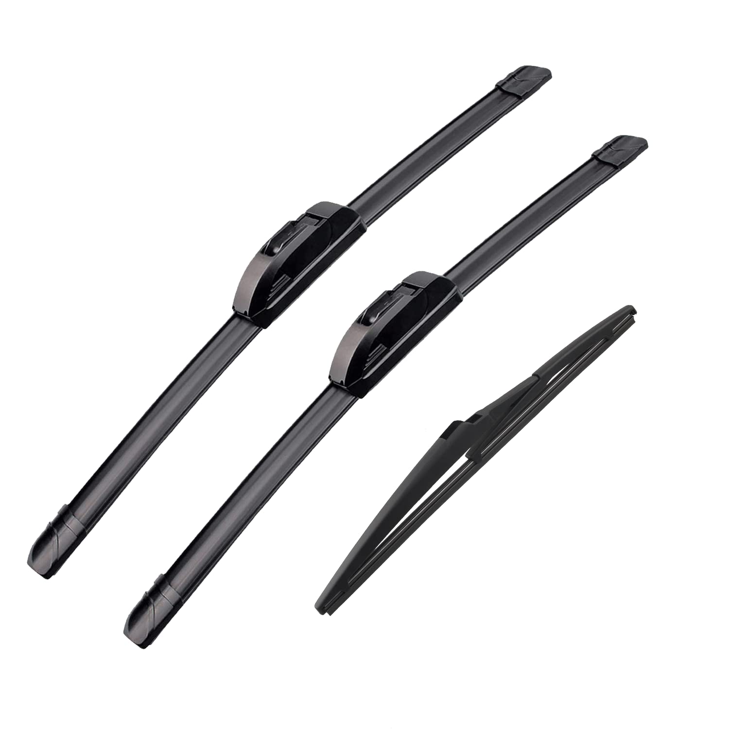 Hrsno 26''+16'' Windshield Wipers With 10'' Rear Wiper Blade Sets Automotive Replacement For Toyota Rav4 2013-2018,Hyundai Kona