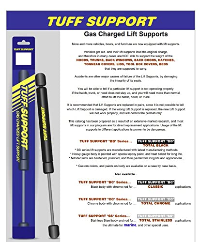 2 Pieces (Set) Tuff Support Front Hood Lift Supports Fits Audi Tt And Audi Tt Quattro - Model Years Below