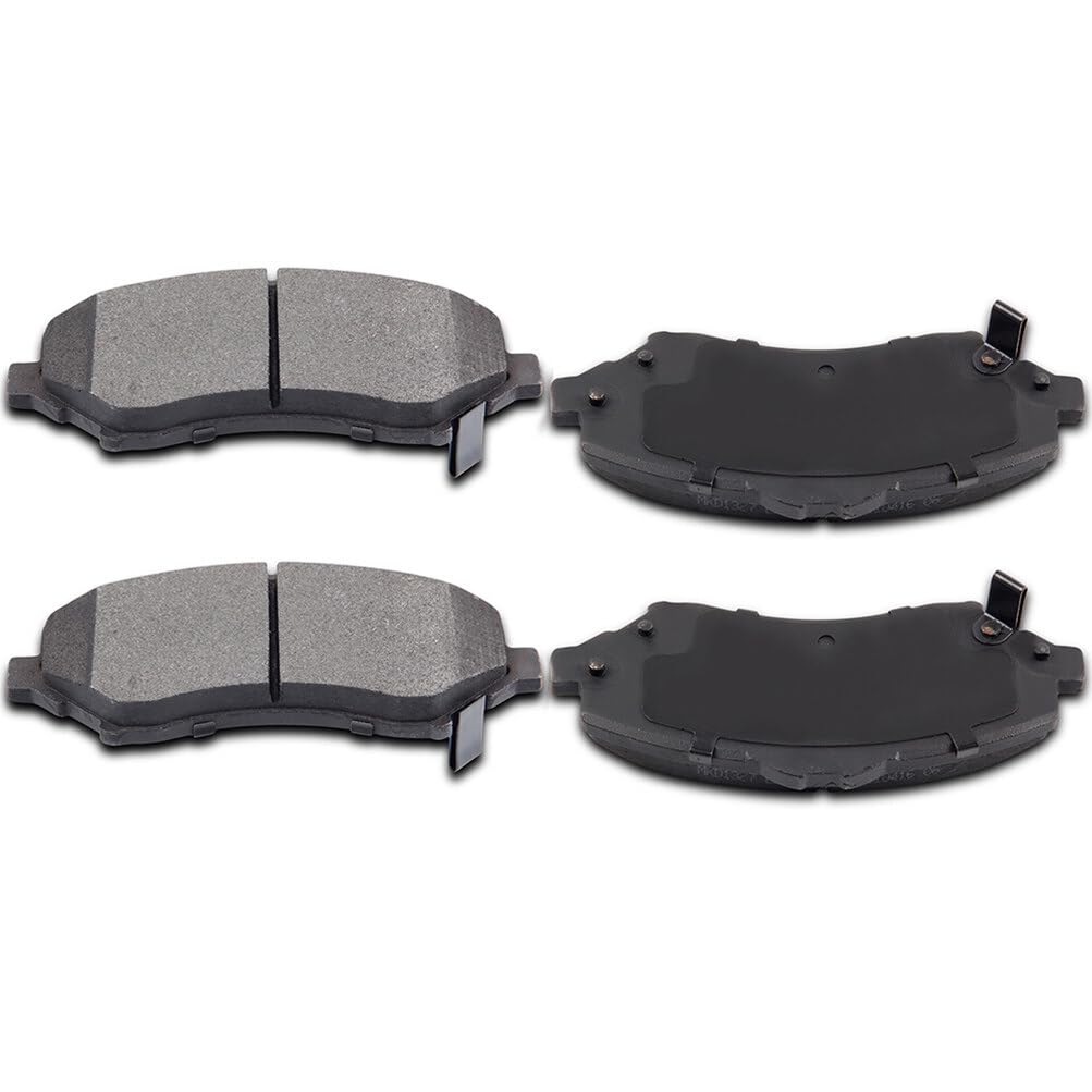 Eccpp D1327-8439 Front Semi Metallic Disc Brake Pad Set Fit For Chrysler Town & Country 2008-2016,For Dodge Grand Caravan 2008-2