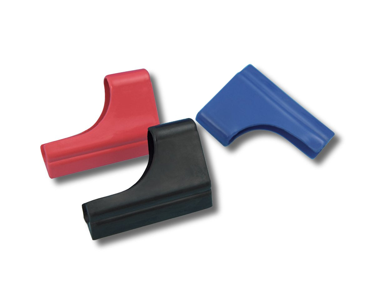 Show Chrome Motorsport Rider Finger Visor Wipers, 3-Pack - Quick-Clean Mud, Water & Snow, Thumb/Finger Fit, Essential Helmet Vision Aid For Motorcycle, Snowmobile, Dirt Bike - Red, Blue, Black Combo