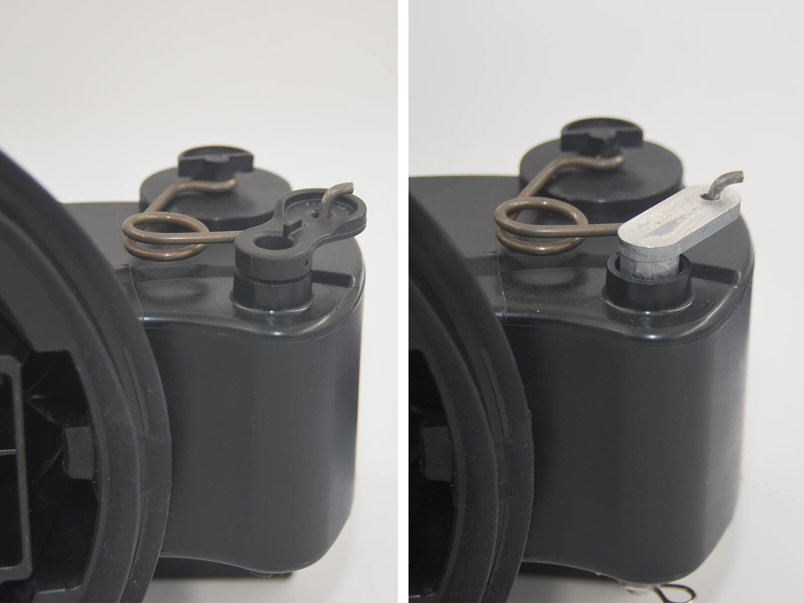 Autoacc Fuel Door Permanent Repair Hinge Latch Kit For 2009-2020 F150, 2011-2019 Edge Explorer Loose Gas Cap Fix (Redesigned, Me