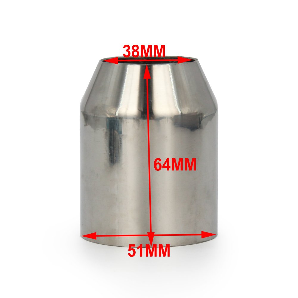 Universal 1.5-2' Inlet Hexagon Exhaust Muffler Pipe Slip On Scooter Motorcycle Atv Dirt Street Bike