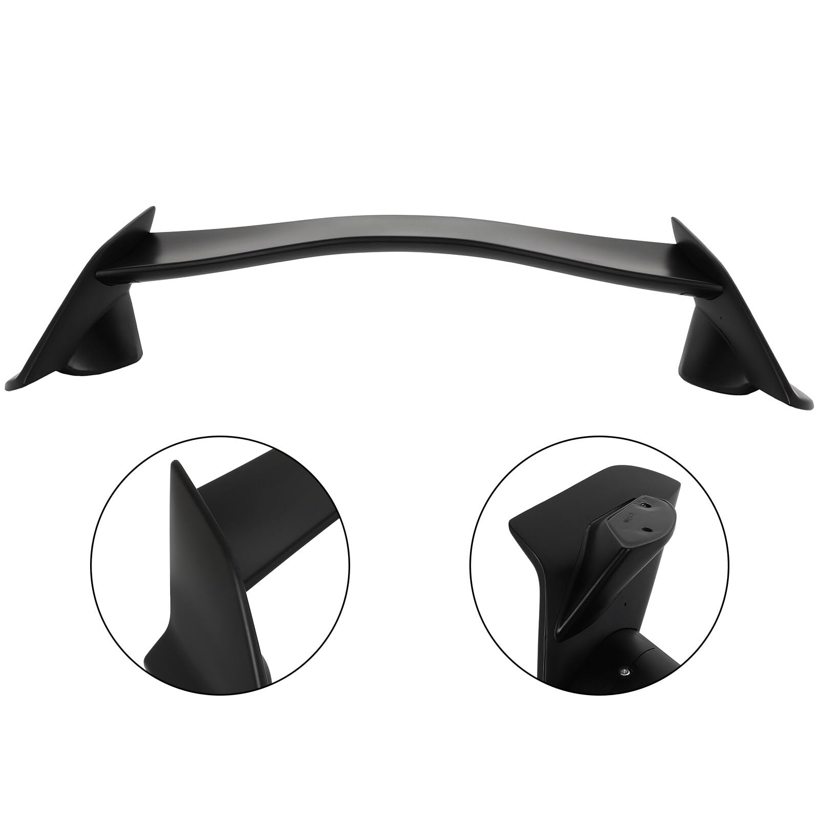 Scitoo Spoiler Wing Fits For 2016-2021 For Honda Civic Type R Style Matte Black Rear Trunk Spoiler Wing