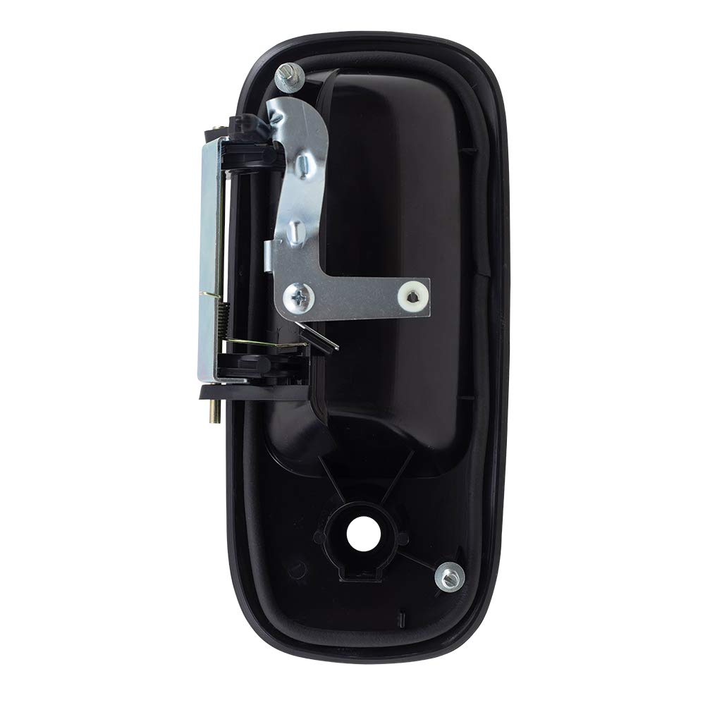 AutoandArt Brock Aftermarket Replacement Front Driver Left Outside Door Handle Textured Black Compatible with 1996-2022 Chevy Express