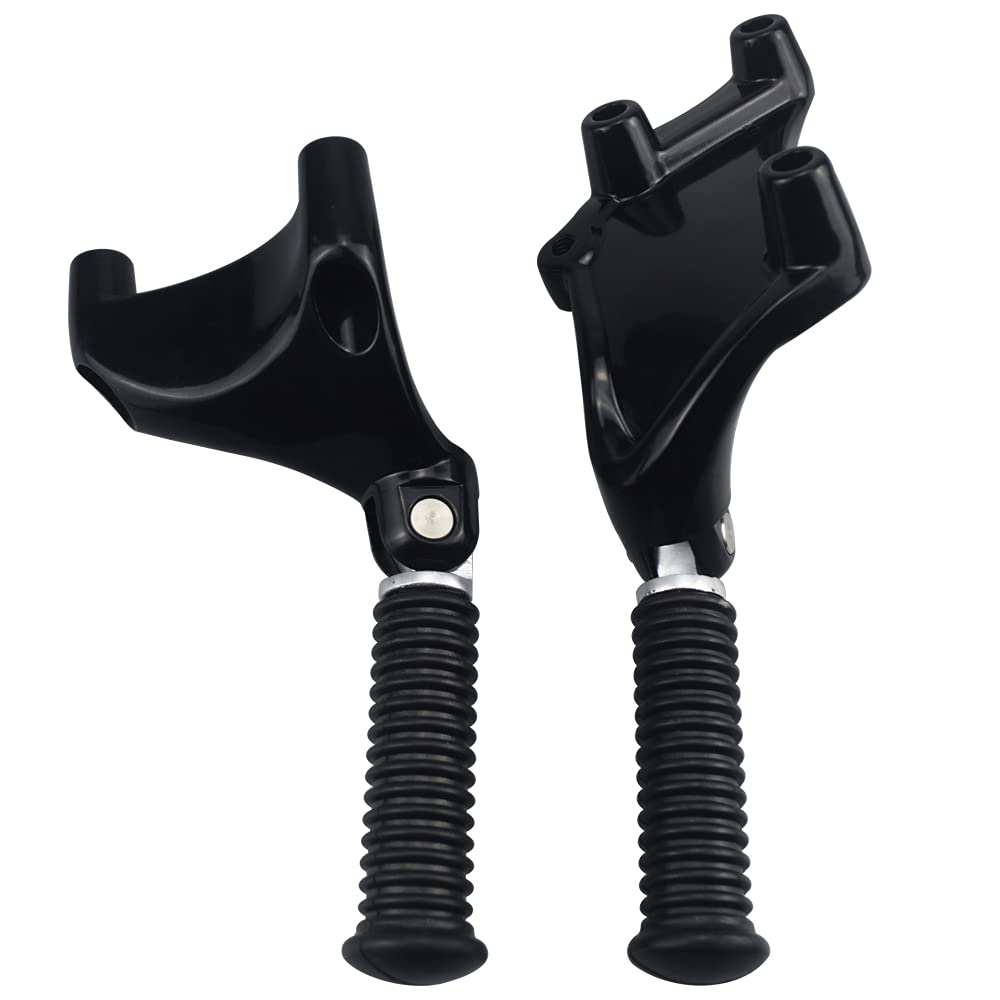 Wowtk Passenger Footpeg W/Mount Kit,Rear Passenger Footrests Pedal W/Mount Kit For Harley Sportster Forty-Eight 48 Seventy-Two 72 883 1200 2014-2022,Black