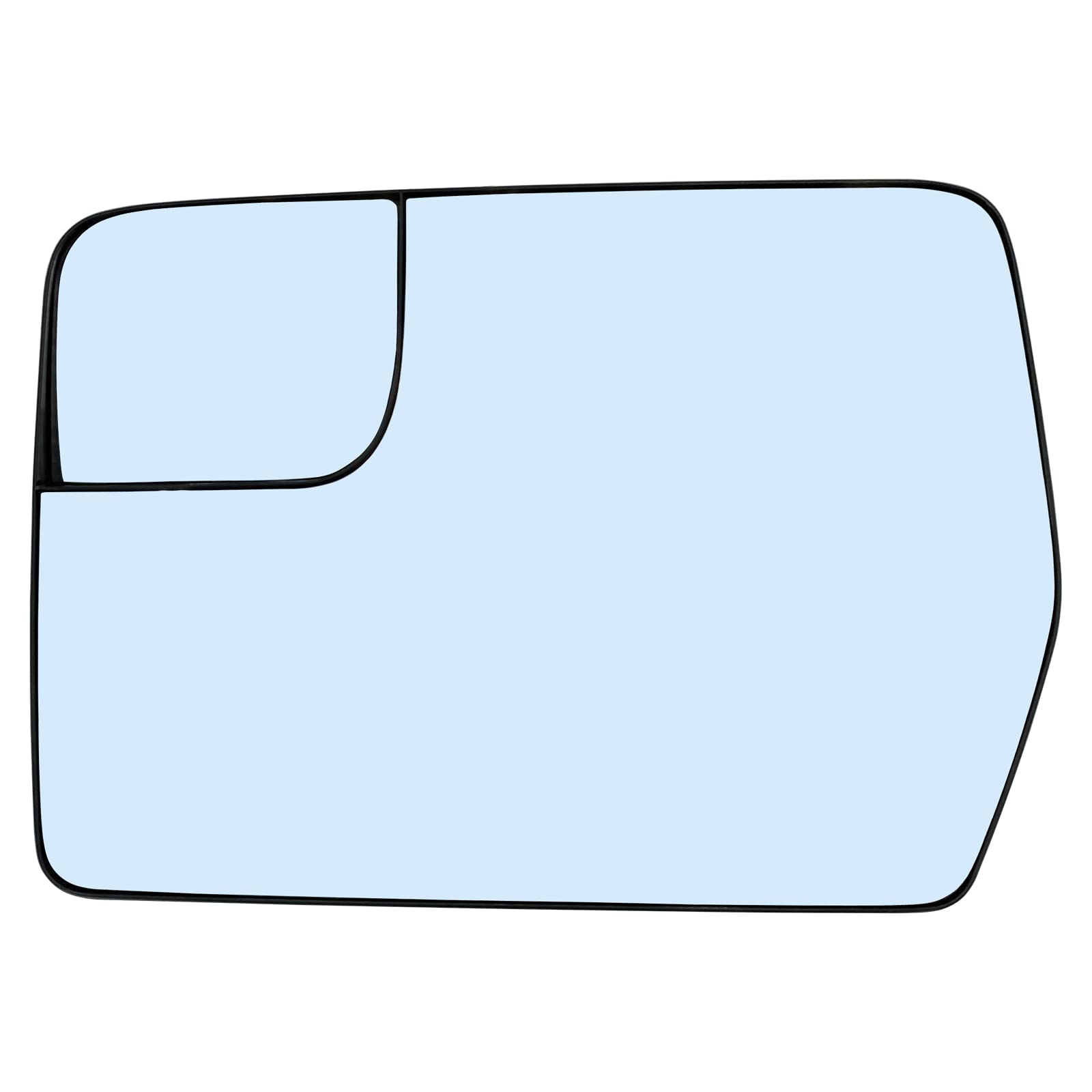 Driver Left Side Heated Mirror Replacement For 2011 2012 2013 2014 Ford F150 Blind Spot Mirror Glass - Side View Heated Convex Mirror Glass With Rear Holder Bl3Z-17K707-E