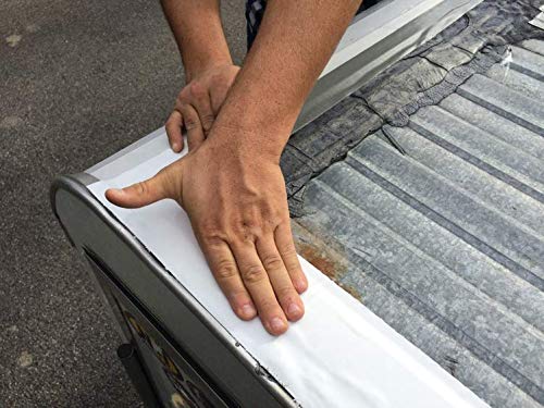 Multi-Purpose Rubberized Roofing And Waterproofing Tape Stops Leaks ! - Roof Rv Camper Awning Tarp Boat Repair - White 4In X 50 Ft