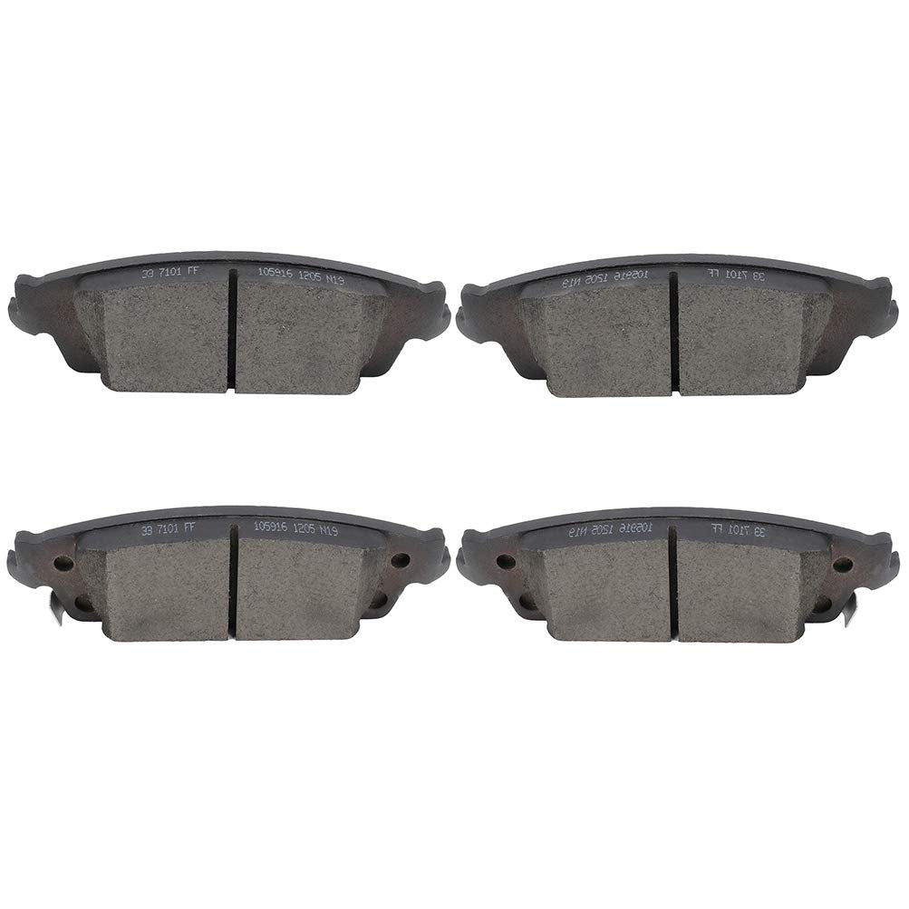 Cciyu D1707 Rear Ceramic Brake Pads Kits 4Pcs Fit For Cadillac Escalade,Escalade Esv,For Chevy Cheyenne,Silverado 1500,Suburban,