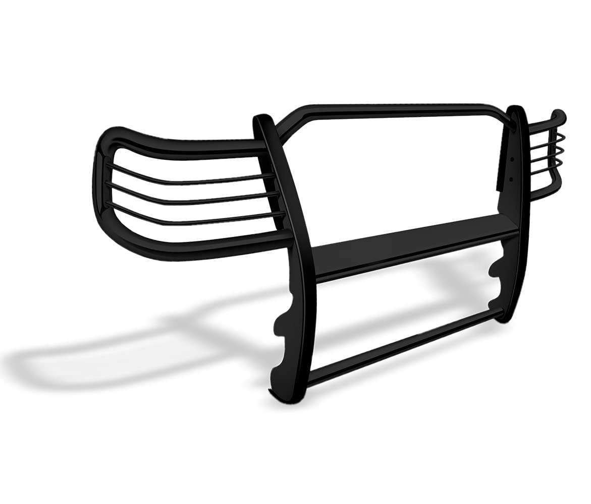 Black Horse Grille Brush Bumper Guard Modular Black Compatible With 2003-2009 Lexus Gx470|2003-2009 Toyota 4Runner-17Tu26Ma