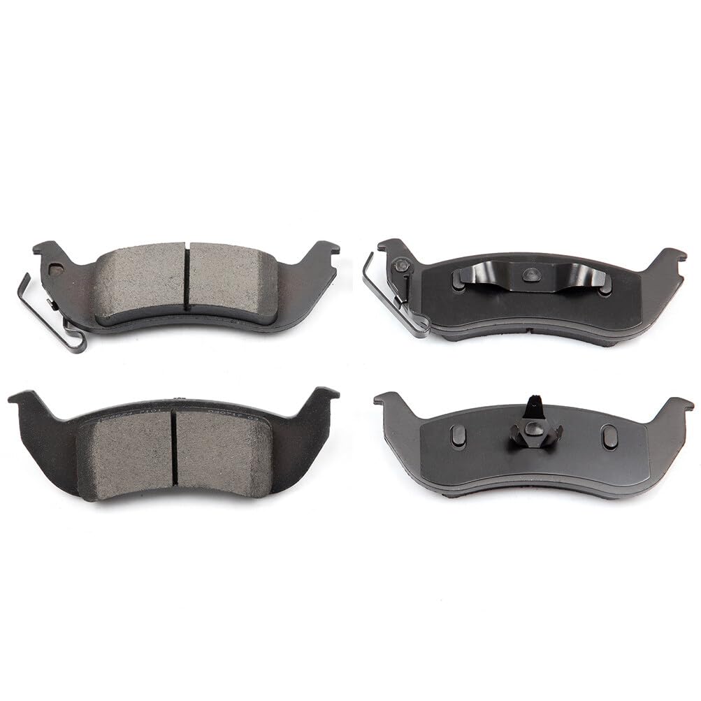 Eccpp D1040-7944 4Pcs Rear Ceramic Disc Brake Pad Set Fit For Ford For Crown Victoria 2003-2011,For Ford For Ranger 2010-2011,Fo