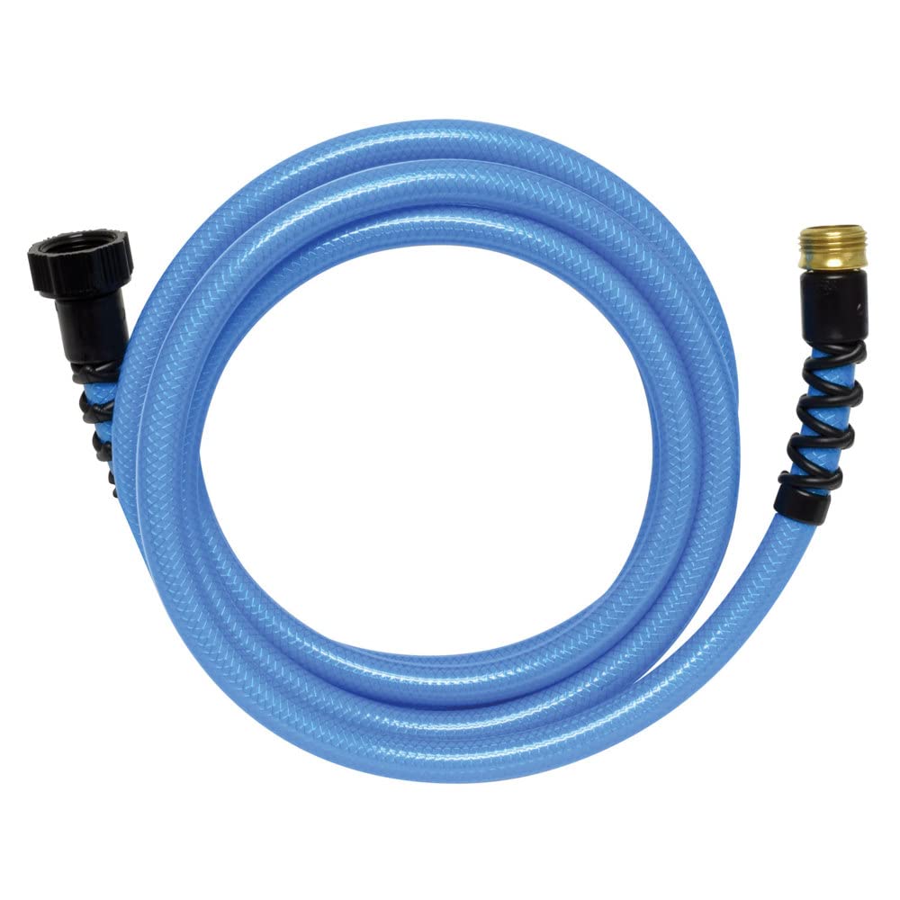 Valterra W01-8120 Aquafresh High Pressure Drinking Water Hose With Hose Savers - 1/2 X 10', Blue