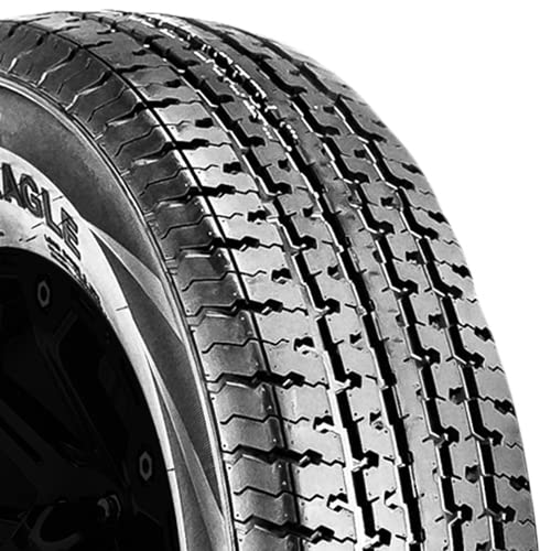 Transeagle St Radial Ii Premium Trailer Radial Tire-St205/75R15 205/75/15 205/75-15 107/102L Load Range D Lrd 8-Ply Bsw Black Si