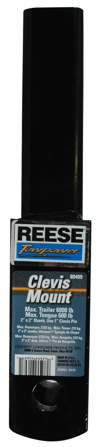 Reese Towpower 8040900 Clevis Receiver Mount