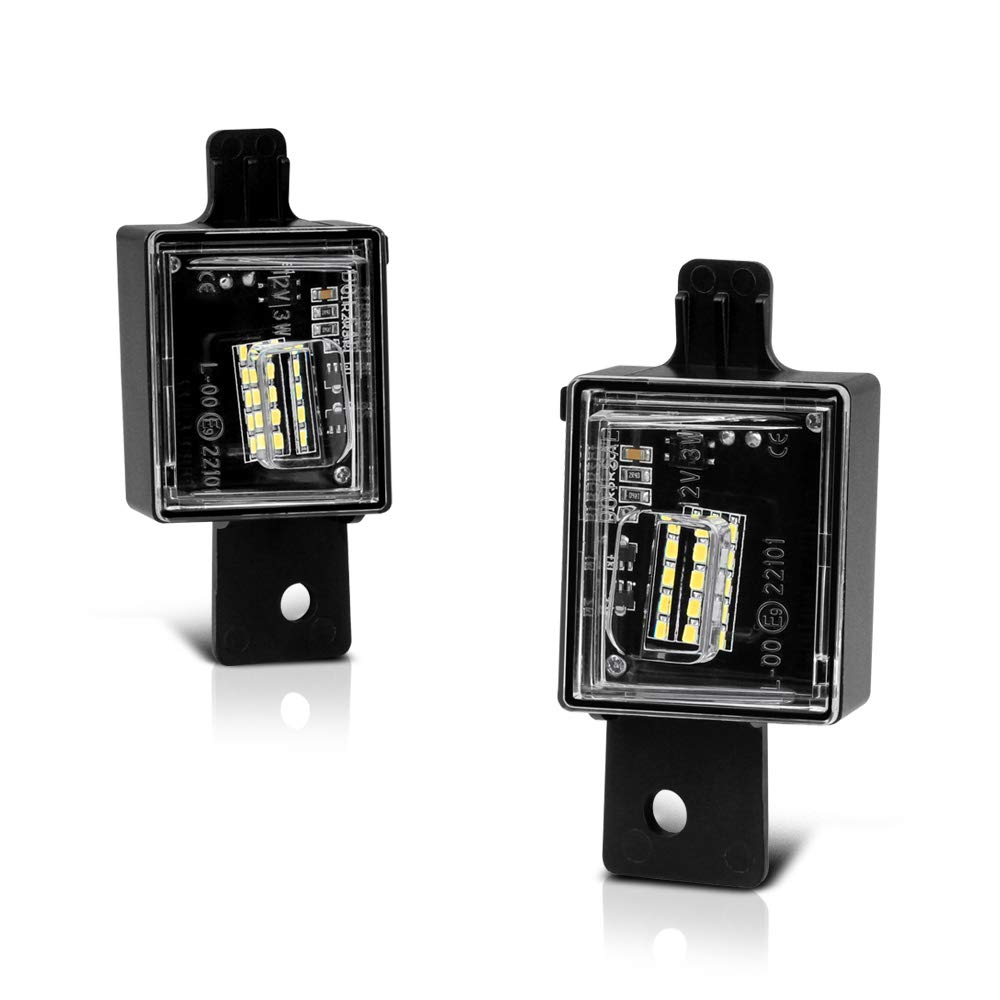 Vipmotoz Full Led License Plate Lights For 2014-2022 Chevy Colorado Silverado Gmc Canyon Sierra 1500 2500Hd 3500Hd Pickup Truck,