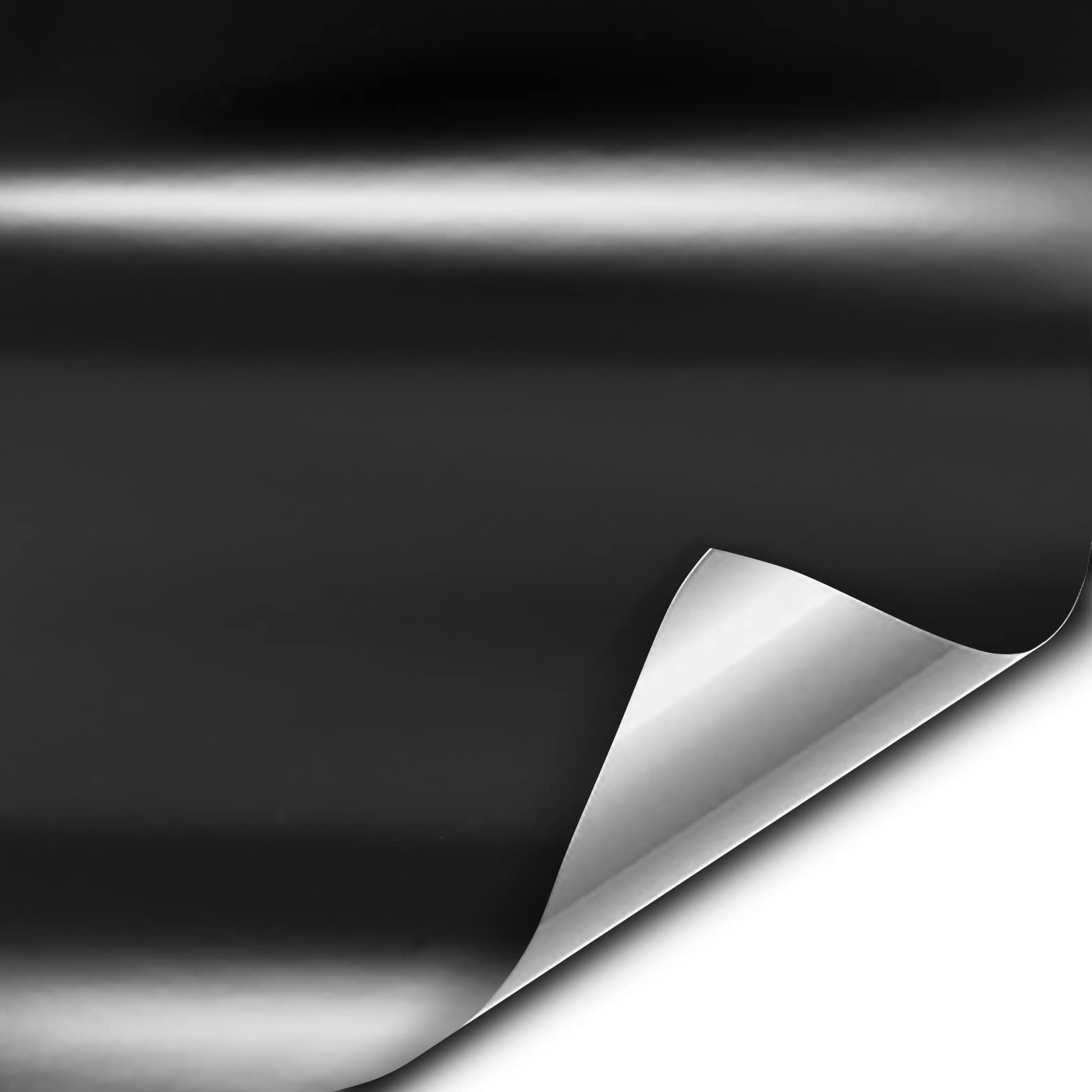 Vvivid+ Satin Black Premium Adhesive Vinyl Wrap Film (25Ft X 5Ft)