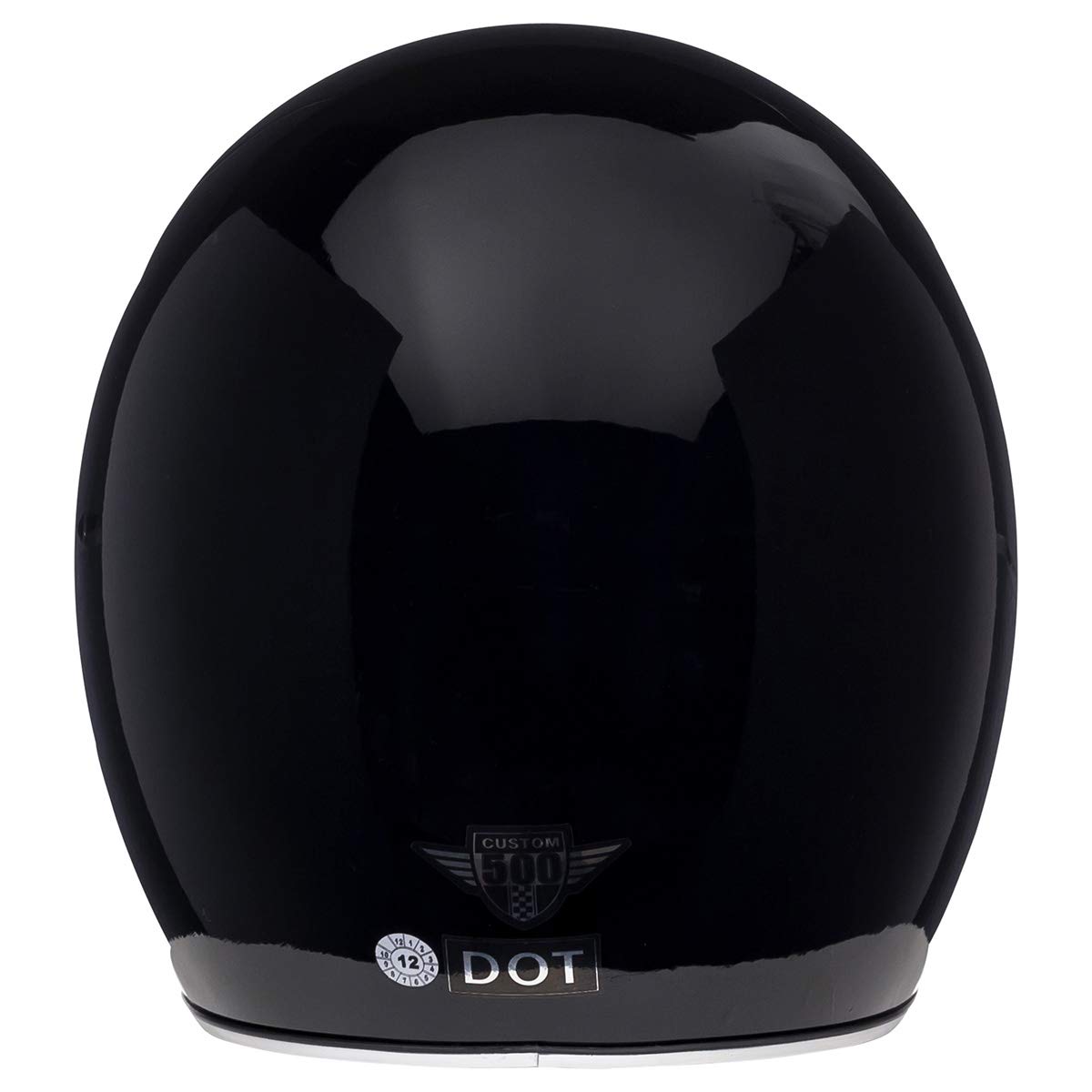 Bell Custom 500 Open-Face Motorcycle Helmet (Gloss Black - 2X-Large)