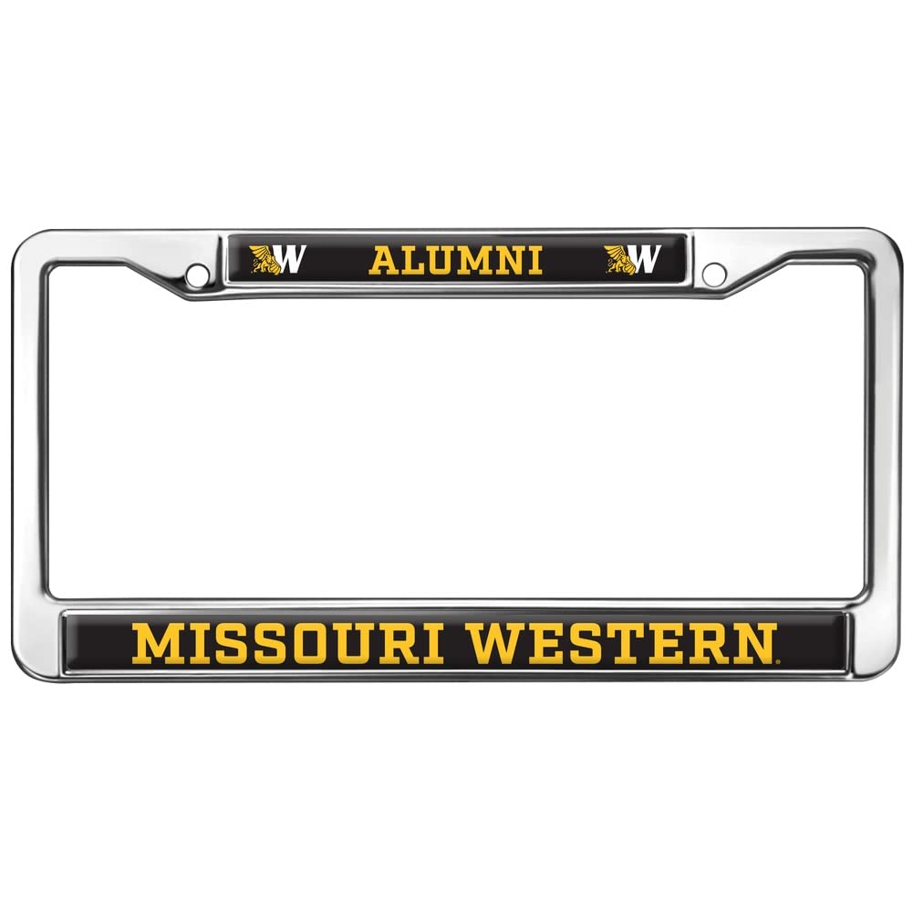 Missouri Western Sate Alumni Logo Full Size Standard License Plate Metal Frame