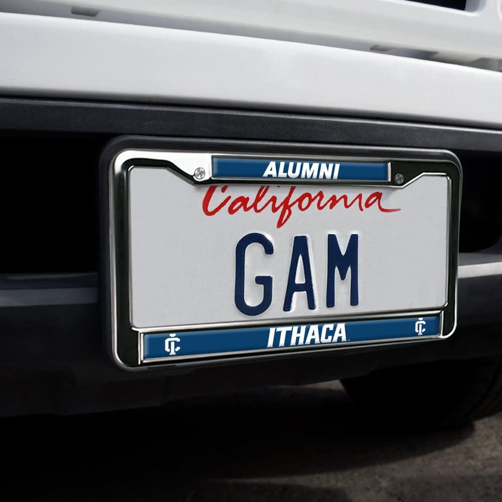 GRAPHICS & MORE Metal License Plate Frame - Full Size, Ithaca College Alumni Design, One Size
